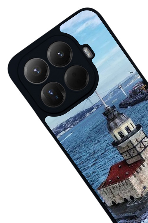 Mi 15 T Pro 5G Uyumlu Baskılı, Mat Siyah,Yumuşak Silikon, Koruyucu,Şok Emici Kapak,Kılıf