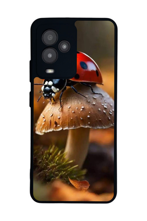 GM 24 Pro Uyumlu Baskılı, Mat Siyah,Yumuşak Silikon, Koruyucu,Şok Emici Kapak,Kılıf