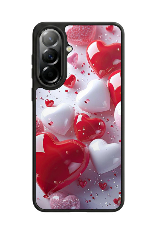 Samsung Galaxy A57 Uyumlu Baskılı, Mat Siyah,Yumuşak Silikon, Koruyucu,Şok Emici Kapak,Kılıf