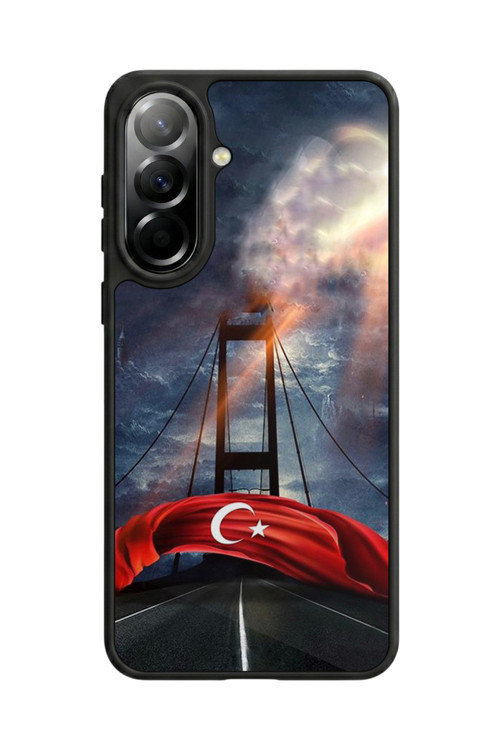 Samsung Galaxy A57 Uyumlu Baskılı, Mat Siyah,Yumuşak Silikon, Koruyucu,Şok Emici Kapak,Kılıf