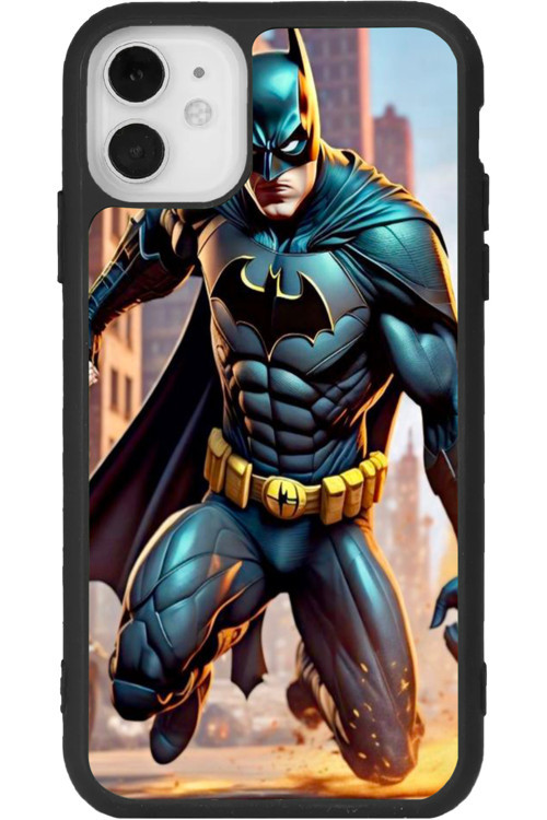 iPhone 11 Uyumlu Baskılı, Mat Siyah Renk, Yumuşak Silikon, Koruyucu, Şok Emici Kapak, Kılıf