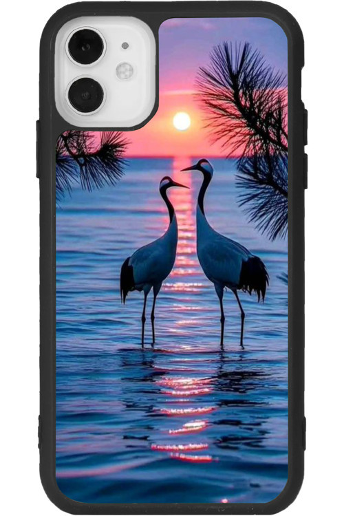iPhone 11 Uyumlu Baskılı, Mat Siyah Renk, Yumuşak Silikon, Koruyucu, Şok Emici Kapak, Kılıf