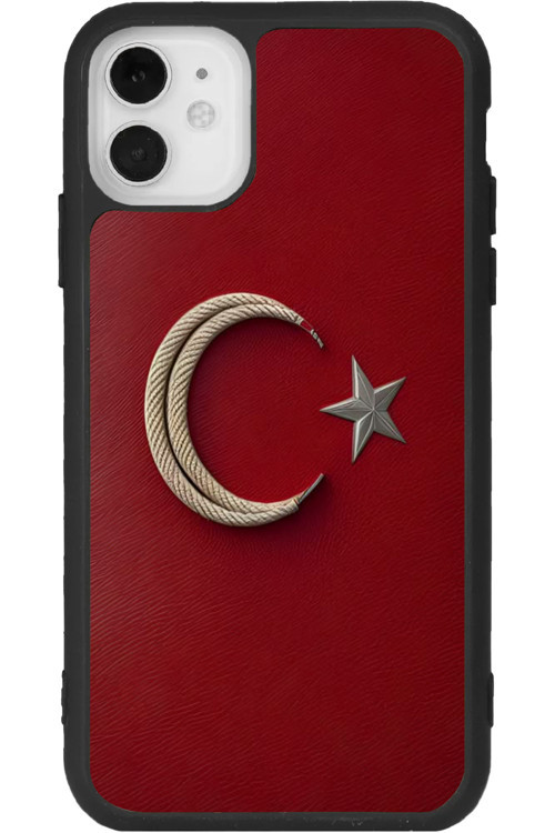 iPhone 11 Uyumlu Baskılı, Mat Siyah Renk, Yumuşak Silikon, Koruyucu, Şok Emici Kapak, Kılıf