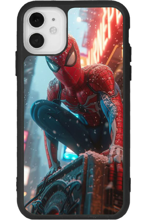 iPhone 11 Uyumlu Baskılı, Mat Siyah Renk, Yumuşak Silikon, Koruyucu, Şok Emici Kapak, Kılıf