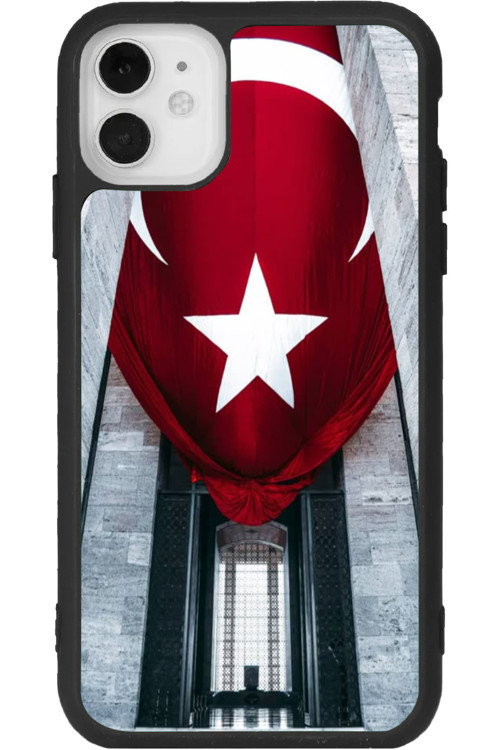 iPhone 11 Uyumlu Baskılı, Mat Siyah Renk, Yumuşak Silikon, Koruyucu, Şok Emici Kapak, Kılıf