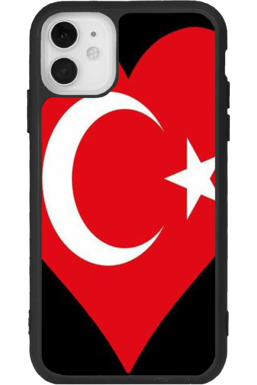 iPhone 11 Uyumlu Baskılı, Mat Siyah Renk, Yumuşak Silikon, Koruyucu, Şok Emici Kapak, Kılıf