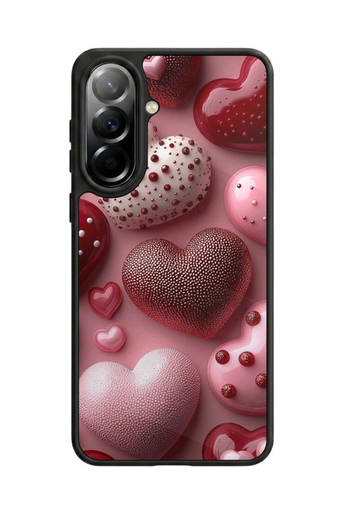 Samsung Galaxy A57 Uyumlu Baskılı, Mat Siyah,Yumuşak Silikon, Koruyucu,Şok Emici Kapak,Kılıf
