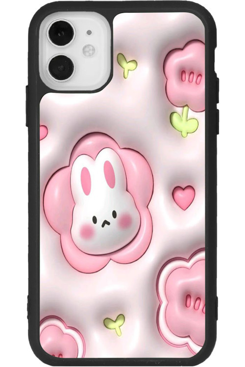 iPhone 11 Uyumlu Baskılı, Mat Siyah Renk, Yumuşak Silikon, Koruyucu, Şok Emici Kapak, Kılıf