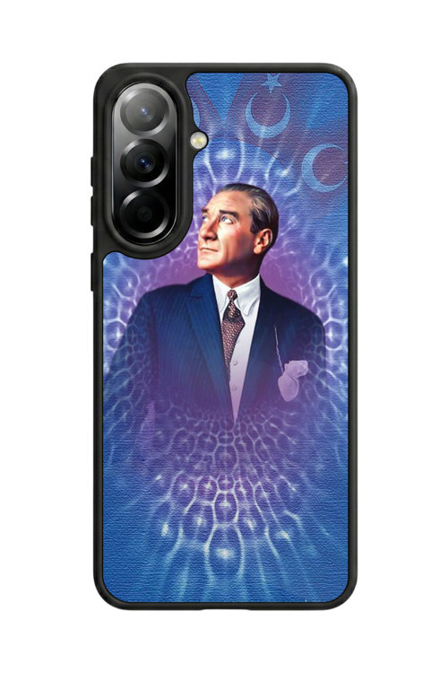Samsung Galaxy A57 Uyumlu Baskılı, Mat Siyah,Yumuşak Silikon, Koruyucu,Şok Emici Kapak,Kılıf