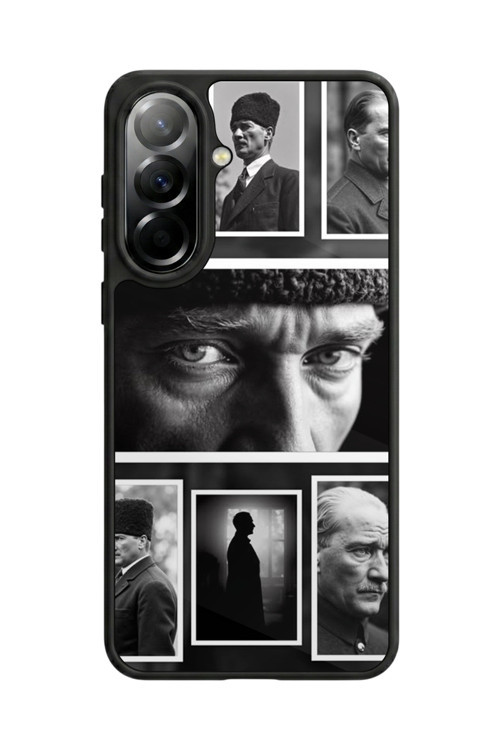 Samsung Galaxy A57 Uyumlu Baskılı, Mat Siyah,Yumuşak Silikon, Koruyucu,Şok Emici Kapak,Kılıf