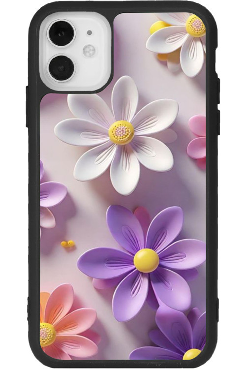 iPhone 11 Uyumlu Baskılı, Mat Siyah Renk, Yumuşak Silikon, Koruyucu, Şok Emici Kapak, Kılıf