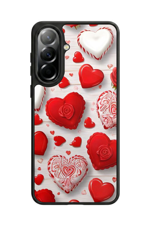 Samsung Galaxy A57 Uyumlu Baskılı, Mat Siyah,Yumuşak Silikon, Koruyucu,Şok Emici Kapak,Kılıf