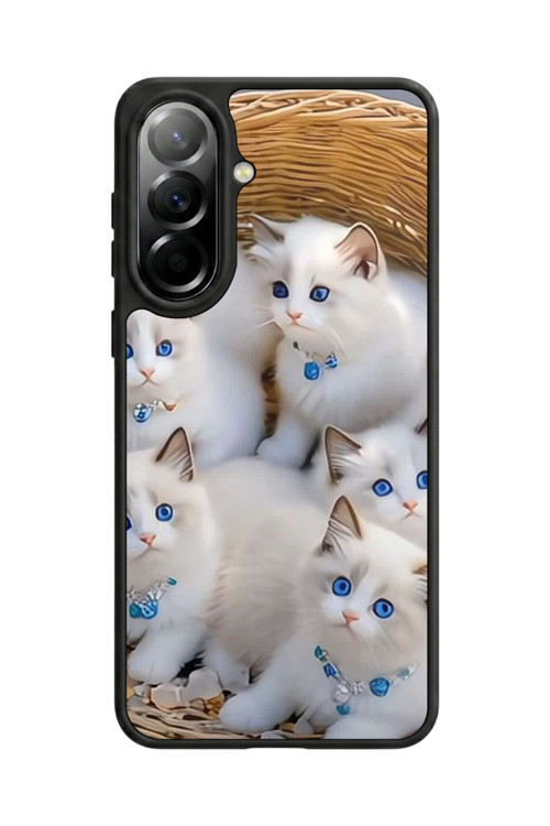 Samsung Galaxy A57 Uyumlu Baskılı, Mat Siyah,Yumuşak Silikon, Koruyucu,Şok Emici Kapak,Kılıf