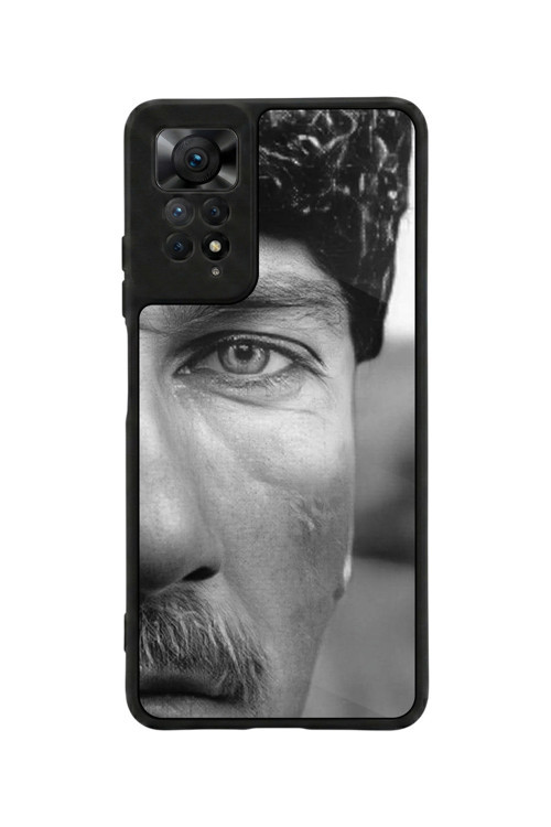 Redmi Note 11 Pro / 12 Pro Uyumlu Baskılı, Mat Siyah,Yumuşak Silikon, Koruyucu,Şok Emici Kapak,Kılıf