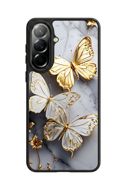 Samsung Galaxy A57 Uyumlu Baskılı, Mat Siyah,Yumuşak Silikon, Koruyucu,Şok Emici Kapak,Kılıf