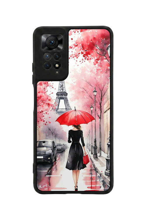 Redmi Note 11 Pro / 12 Pro Uyumlu Baskılı, Mat Siyah,Yumuşak Silikon, Koruyucu,Şok Emici Kapak,Kılıf