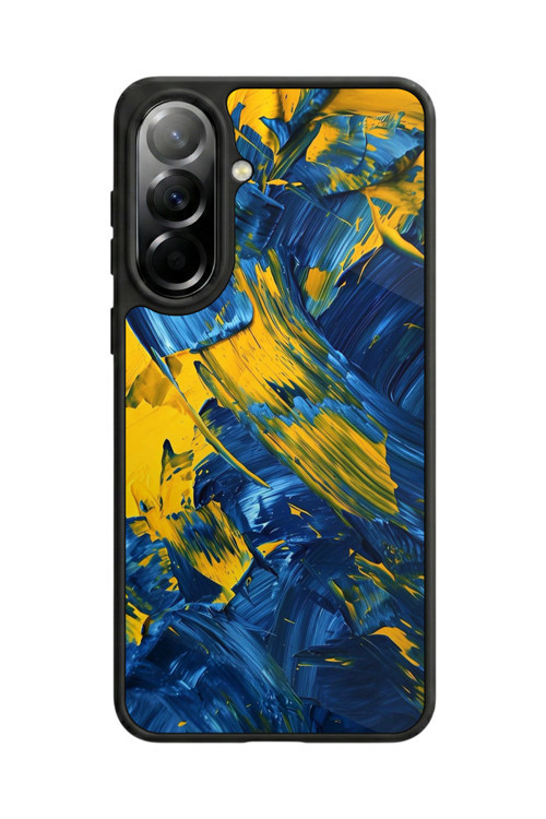 Samsung Galaxy A37 Uyumlu Baskılı, Mat Siyah,Yumuşak Silikon, Koruyucu,Şok Emici Kapak,Kılıf