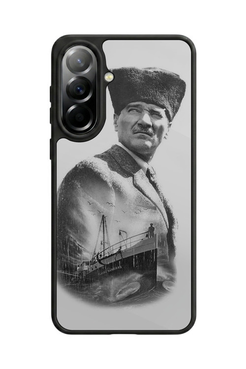 Samsung Galaxy A57 Uyumlu Baskılı, Mat Siyah,Yumuşak Silikon, Koruyucu,Şok Emici Kapak,Kılıf
