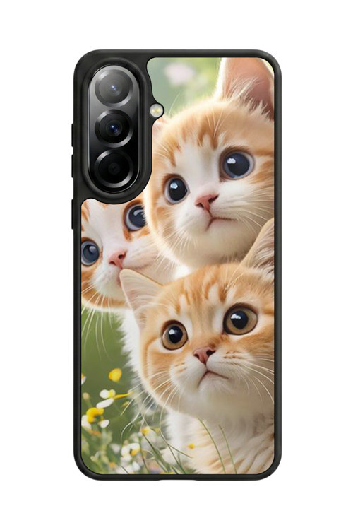 Samsung Galaxy A57 Uyumlu Baskılı, Mat Siyah,Yumuşak Silikon, Koruyucu,Şok Emici Kapak,Kılıf