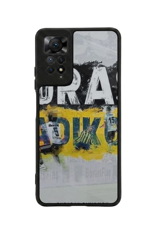 Redmi Note 11 Pro / 12 Pro Uyumlu Baskılı, Mat Siyah,Yumuşak Silikon, Koruyucu,Şok Emici Kapak,Kılıf