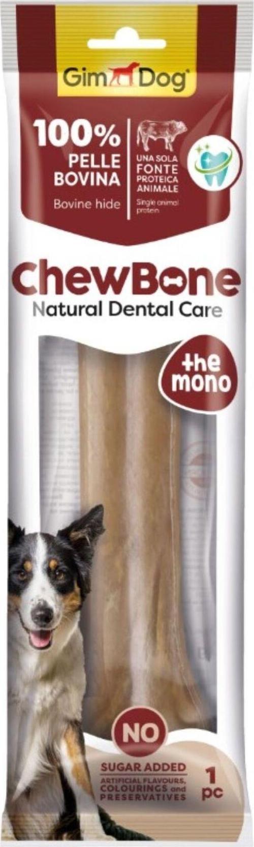 Chew Bones Press Köpek Çiğneme Kemiği 10'' 210 Gr 1'li Naturel
