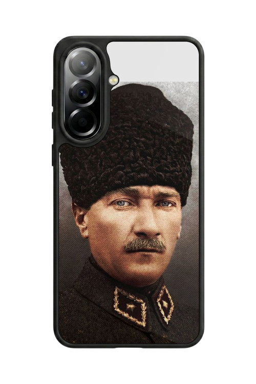Samsung Galaxy A57 Uyumlu Baskılı, Mat Siyah,Yumuşak Silikon, Koruyucu,Şok Emici Kapak,Kılıf