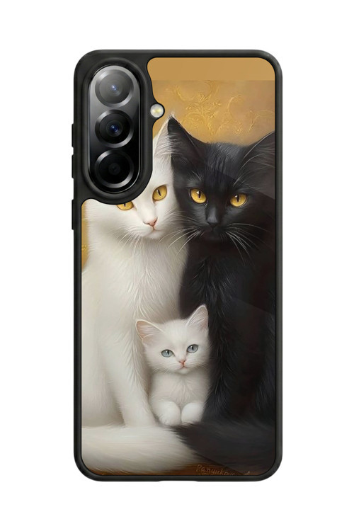 Samsung Galaxy A57 Uyumlu Baskılı, Mat Siyah,Yumuşak Silikon, Koruyucu,Şok Emici Kapak,Kılıf
