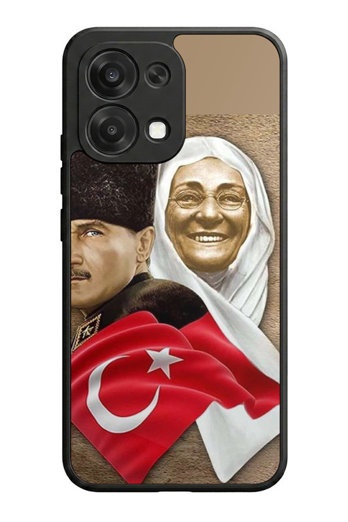 A6 Pro Uyumlu Baskılı, Mat Siyah,Yumuşak Silikon, Koruyucu,Şok Emici Kapak,Kılıf