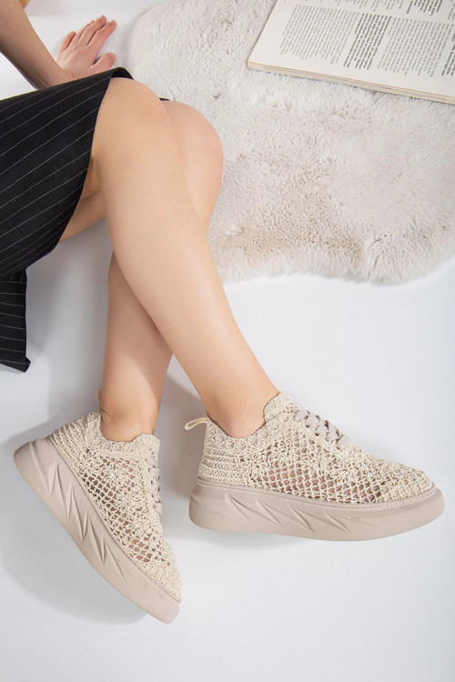 Dantel Detaylı Sneakers