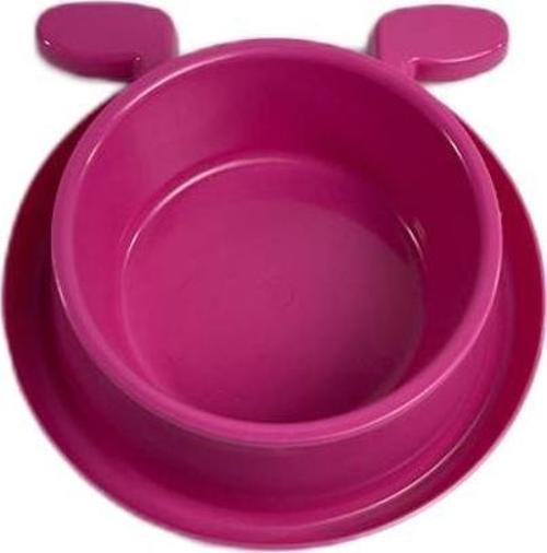 Plastik Köpek Kulaklı Mama ve Su Kabı 400 ML Violet