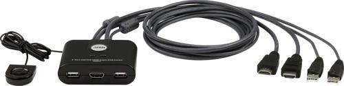 2 Port USB FHD HDMI KVMP™(Keyboard/Video Monitor/Mouse) Periferi (Çevre Cihazlarla (USB) Bağlantı Ku
