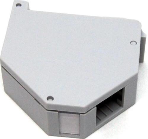 DIN-Ray için Keystone Muhafazası, 1 x Keystone için DIN-Ray Adaptörü, Etiket bölümü, Topraklama