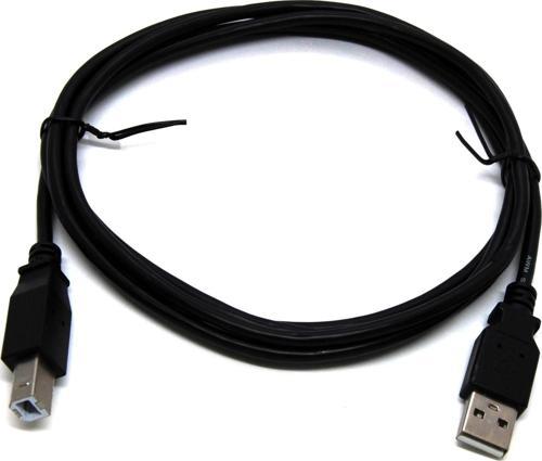 USB 2.0 A Erkek / B Erkek, siyah renk, 1.8 metre USB 2.0 A M TO BM, black,1.8M BL