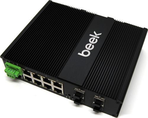 Yönetilebilir L2+ 10G Endüstriyel PoE Switch&lt;br&gt;8 x 10/100/1000T&lt;br&gt;4 x 1/10G SFP+&