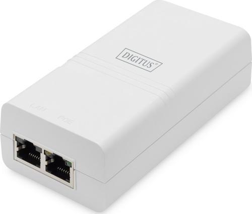 Gigabit Ethernet Aktif PoE Injektor, 802.3af, 15.4 W, beyaz renk Gigabit Et