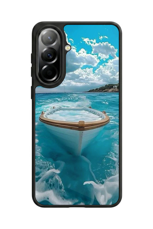Samsung Galaxy A37 Uyumlu Baskılı, Mat Siyah,Yumuşak Silikon, Koruyucu,Şok Emici Kapak,Kılıf