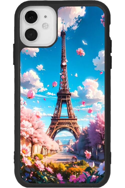 iPhone 11 Uyumlu Baskılı, Mat Siyah Renk, Yumuşak Silikon, Koruyucu, Şok Emici Kapak, Kılıf