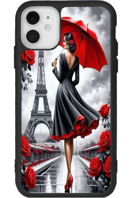 iPhone 11 Uyumlu Baskılı, Mat Siyah Renk, Yumuşak Silikon, Koruyucu, Şok Emici Kapak, Kılıf