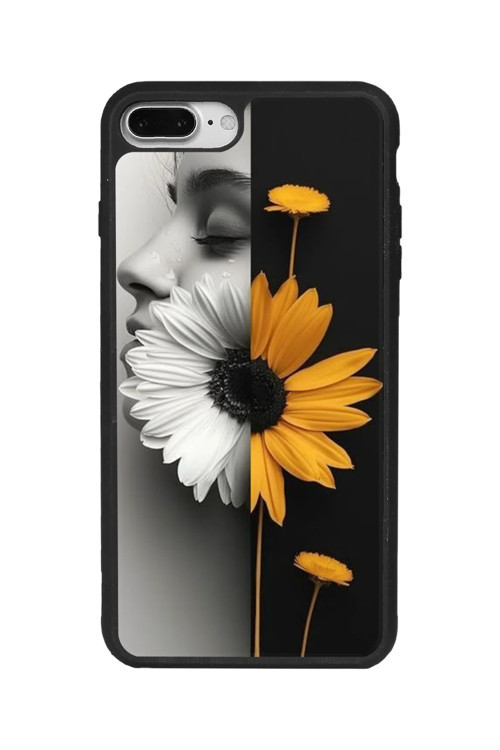 Apple İphone 8 Plus Uyumlu Mat Siyah Kılıf, Yumuşak Silikon, Koruyucu, Şok Emici Kapak Kılıf