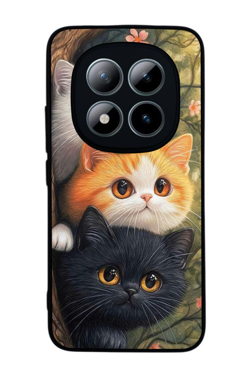 Xiaomi Redmi Note 15 Pro Plus Uyumlu Baskılı, Mat Siyah,Silikon, Koruyucu,Şok Emici Kapak,Kılıf