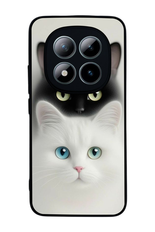 Xiaomi Redmi Note 15 Pro Plus Uyumlu Baskılı, Mat Siyah,Silikon, Koruyucu,Şok Emici Kapak,Kılıf