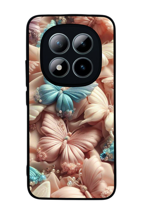 Xiaomi Redmi Note 15 Pro Plus Uyumlu Baskılı, Mat Siyah,Silikon, Koruyucu,Şok Emici Kapak,Kılıf