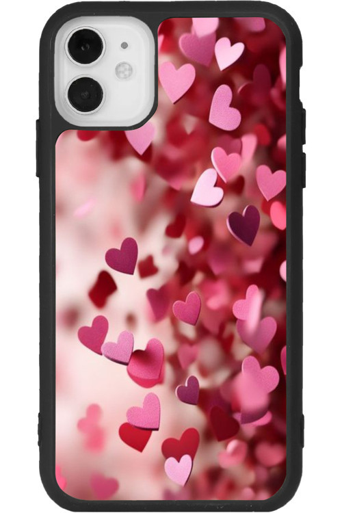 iPhone 11 Uyumlu Baskılı, Mat Siyah Renk, Yumuşak Silikon, Koruyucu, Şok Emici Kapak, Kılıf