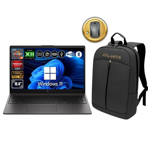 255R G10 AMD Ryzen 5-7535U 40GB Ram 512GB SSD 15.6" W11Pro Notebook D0PK1AT ATL83 Çanta&Mouse Hediye
