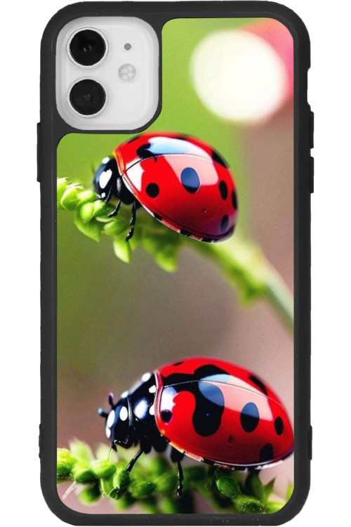 iPhone 11 Uyumlu Baskılı, Mat Siyah Renk, Yumuşak Silikon, Koruyucu, Şok Emici Kapak, Kılıf