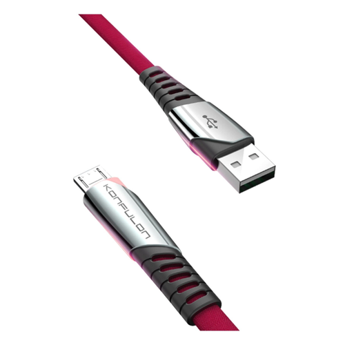 Dc16 Micro Usb Kablo 1M 2.4A - Kırmızı