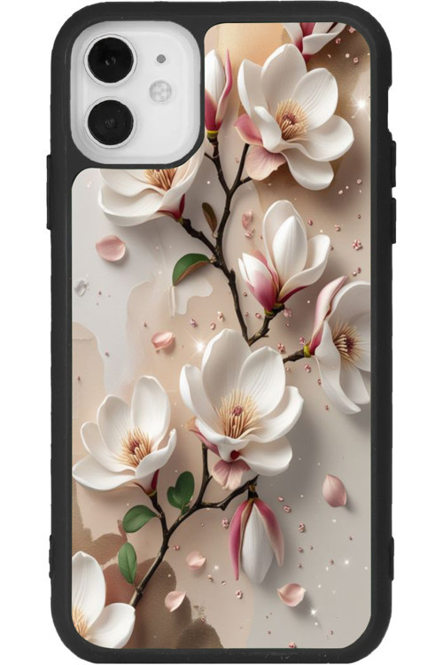 iPhone 11 Uyumlu Baskılı, Mat Siyah Renk, Yumuşak Silikon, Koruyucu, Şok Emici Kapak, Kılıf