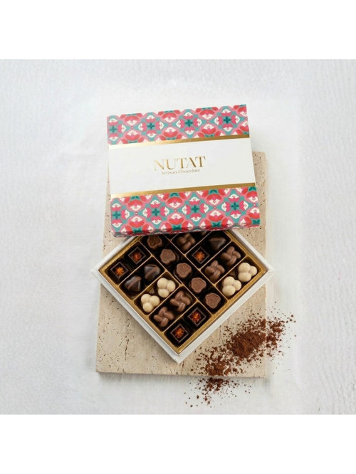 300G Spesiyal Hediye Çikolatası - Dubai Çikolatalı & Karışık Dolgulu Gurme Seçki/Geleneksel Motif