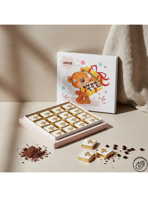 Çikolata Sevimli Ayıcık Erkek Bebek Çikolatası – 32’li