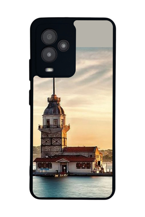 GM 24 Pro Uyumlu Baskılı, Mat Siyah,Yumuşak Silikon, Koruyucu,Şok Emici Kapak,Kılıf